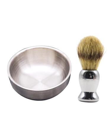 Doitool 2st key bowl man suit male suit groomi tool tool loaf loaf razor soap peel men bread shaving brush handbook shaving headset rustproof steel