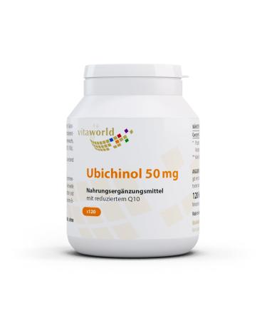 vitaworld Ubiquinol 50 mg capsules active and therefore easily absorbed form of Q10 120 capsules