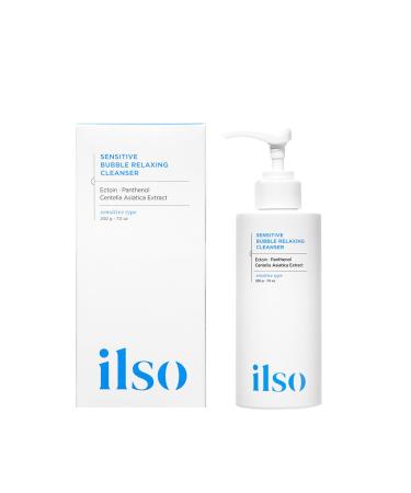 Ilso Sensitive Bubble Relaxing Cleanser - K Beauty Hydrating Skin Care for All Skin Types - 200g | International Shipping Available - Buy Online on GoSupps.com