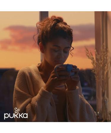 Pukka Organic Herbal Tea Night Time | Natural Sleep Tea with Chamomile Lavender Linden & Valerian | 4 Pack of 80 Tea Bags for Relaxation - Buy Online on GoSupps.com