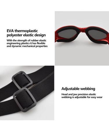 Buy UV Protection Dog Sunglasses - Windproof Pet Glasses for Small Dogs & Cats - Cosplay Photo Props (Red) - Buy Online on GoSupps.com