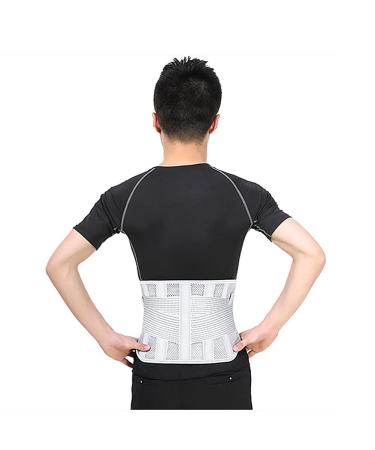 Lower back support - back support belts to relieve pain in the waist herniated disc sciatica scoliosis lumbar support and breathable waist girdle for posture (c m men
