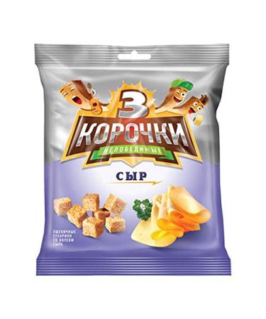 Korochki Rye Bread Rusks Croutons Variety Pack - 20 Pieces - Buy Online on GoSupps.com