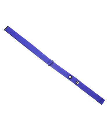 Besportble Heart rate meter belt Heart frequency chest strap belt for the breast fastening belt for heart rate monitoring Heart rate belt sports belt sports belt sports belt nylon band multi-purpose 17.00x3.00x0.10cm blue