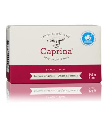 Caprina by Canus Fresh Goat's Milk Soap Bar  Cream  Original Formula  5 Ounce  (Pack of 1) Original Formula 5 Ounce (Pack of 1)