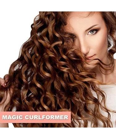 40 Pieces Hair Rollers Curlers Set - Heatless Overnight Curling for Women & Ladies - Includes Travel Bag - Purple/Pink - Buy Online on GoSupps.com