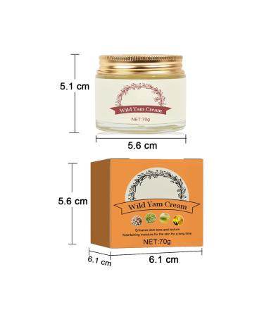 Buy Organic Wild Yam Cream for Hormone Balance - 70g | Women's Moisturizing Cream for All Skin Types - Buy Online on GoSupps.com