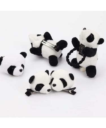 JIHUOO Panda Alligator Hair Clips - 2 Pack Non-Slip Animal Hairpins for Girls - Buy Online on GoSupps.com