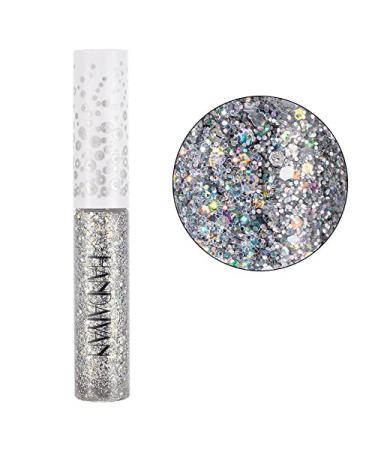Glitter Eyeliner Liquid - Waterproof Eyeshadow Pen & Brush | Multi-Color #02 for Cosplay & Unique Looks - Buy Online on GoSupps.com