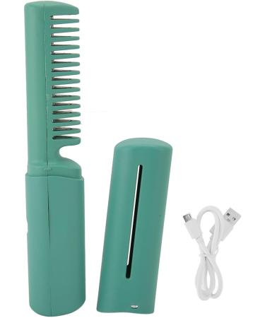 Fast Heating Straightener Brush | Portable Hair Straightener for Salon Quality Styling | Green - Buy Online on GoSupps.com