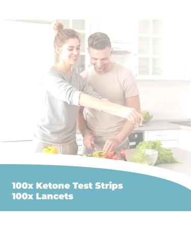 Buy Go-Keto Ketone Bundle: 100 Test Strips & 100 Lancets for Accurate Ketone Monitoring - Buy Online on GoSupps.com