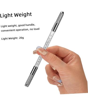 DOITOOL Handheld Pens Tattoos Pen Eyebrow Acrylic Microblading Tool Microblade Portable Needles Women medium White - Buy Online on GoSupps.com