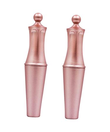 OHPHCALL 2pcs Liquid Eyeliner Fakeaway Highlight Mascara Magnetic Eyeliner Eyelashes Makeup Titanium Oxide