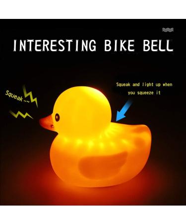 2Pcs Yellow Duck Car Ornaments - Squeeze Duck Dashboard Decorations with Propeller Helmet - Wonuu Rubber Duck Bicycle Horns for Fun and Safety - Buy Online on GoSupps.com