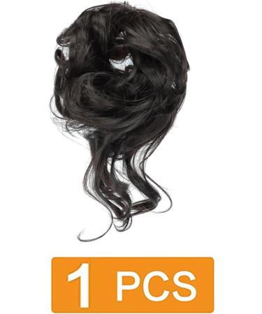 Prinfantasy Messy Hair Scrunchies Bun Extensions for Women - Curly Wavy Updo Ponytail Hair Piece Donut Accessory GBFQ002 - Buy Online on GoSupps.com