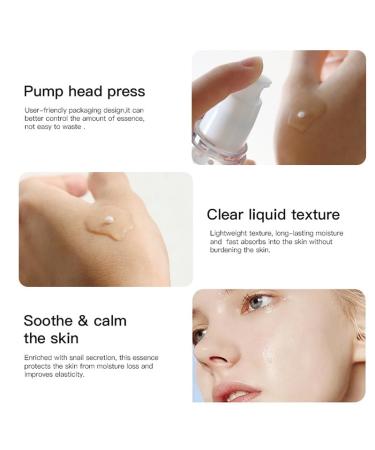 Buy Snail Mucin & Collagen Soft Pearl Essence - Hydrating Serum for Dry Skin | Facial Firming & Moisturizing - Buy Online on GoSupps.com
