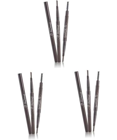 Healeved 3pcs 2 1 Eyebrow Brush Pen Waterproof Eyebrow Filler Eye Brow Brush Eyebrow Spoolie Brush Preamp 1 count (Pack of 1) As Shownx3pcs - Buy Online on GoSupps.com