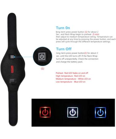 Shop USB Heated Neck Wrap | Adjustable Temperature Heat Cushions for Neck Pain Relief | Hot Cold Therapy Pillow - Buy Online on GoSupps.com