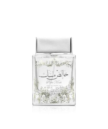 Lattafa Pure Musk Eau De Parfum Spray 3.4 Ounce (Unisex) Pure Musk 3.4 Fl Oz (Pack of 1)