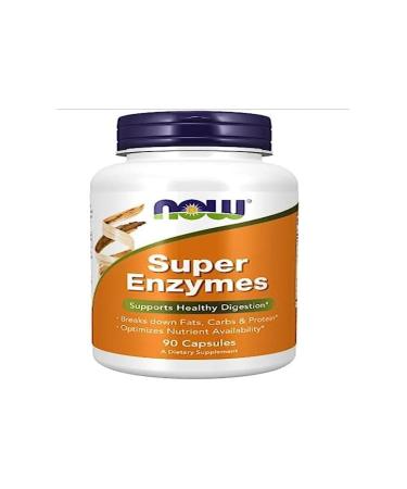 Now Foods Super Enzymes 90 Capsules Digestive Enzyme - Buy Online on GoSupps.com