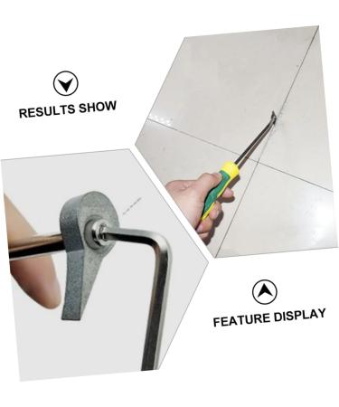 Solustrie Joint Scratch Tool - 2-Piece Tile Slider & Joint Scraps Cleaner for Home Use | Efficient Tile Gap Brush - Buy Online on GoSupps.com