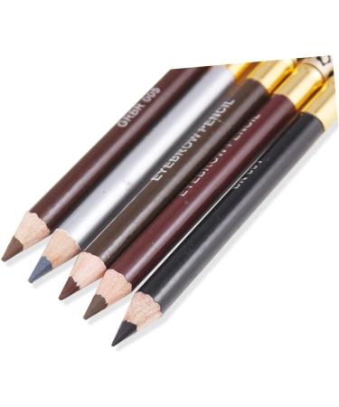LALAFINA 6 Pcs Eyebrow Pencil Black White Pencils Eyebrow Pencil Dark Brown Eyeliner Girl Double Head Makeup 14.5cmx3pcs Picture 2x3pcs - Buy Online on GoSupps.com