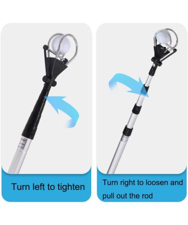 TRUE Golf Ball Retriever - Aluminum Alloy Telescopic Design (12ft, 15ft, 18ft) - Ideal Water Golf Ball Picker Grabber - Golf Accessories & Gift - Buy Online on GoSupps.com