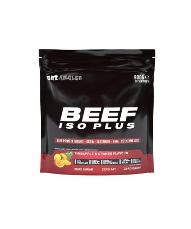Out Angled Beef Iso Plus Isolate Protein 900g (Pineapple Orange)