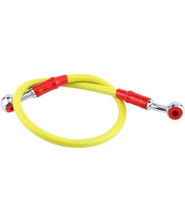 Universal Motorcycle Brake Oil Hose Line - 45CM Stainless Steel Braided Fuel Connector | Premium Quality & Performance - Buy Online on GoSupps.com
