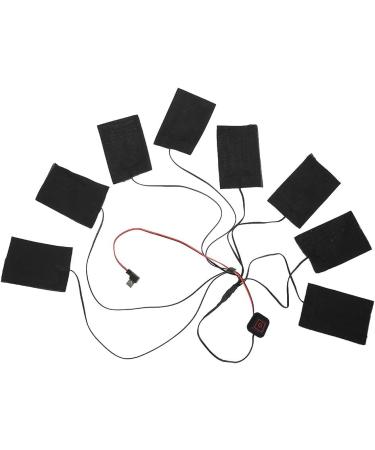 8-in-1 Washable USB Fabric Heating Pads for Clothes | International Shipping Available - Buy Online on GoSupps.com