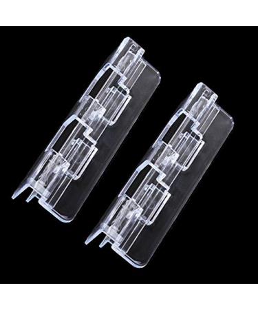 2Pcs Fish Tanks Glass Cover Clip,6mm/8mm/10mmAquariums Fish Tank Acrylic Clips Glass Cover Support Holders Universal Lid Clips for Rimless Aquariums