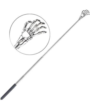 Ggnaxivs Back Scraper - Retractable Stainless Steel Handle | Body Massager & Head Scraper | International Shipping Available - Buy Online on GoSupps.com