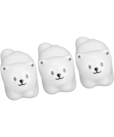 Nail Art Pen Holder Cute Bear Shape 3 Piece Nail Art Brush Holder Durable Ceramics for Nail Salon - Buy Online on GoSupps.com