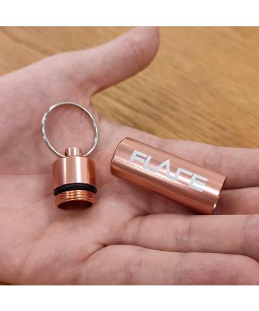 Flare Audio Capsule Rose Gold - Durable Lightweight Aluminum Keychain - Waterproof - Buy Online on GoSupps.com