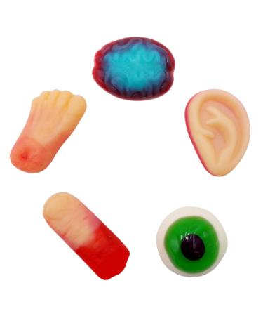 Frankford Halloween Gummy Candy Body Parts - Spooky 50 Piece Pack - Buy Online on GoSupps.com