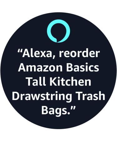 Amazon Basics 13 Gallon Tall Kitchen Trash Bags - 200 Count | Clean Fresh Scent | Strong Drawstring | (Previously Solimo) - Buy Online on GoSupps.com