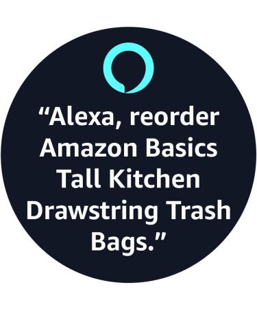 Amazon Basics 13 Gallon Tall Kitchen Drawstring Trash Bags, 120 Count - Unscented | Pack of 1 - Buy Online on GoSupps.com
