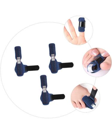 Hemoton 3pcs Toe Strap Retainer Holder Thumb Splints Finger Protector Sleeve - Toe Wraps for Hammer Toes, Trigger Finger Support, Big Toe Straighteners - Crooked Toe Splint - Buy Online on GoSupps.com