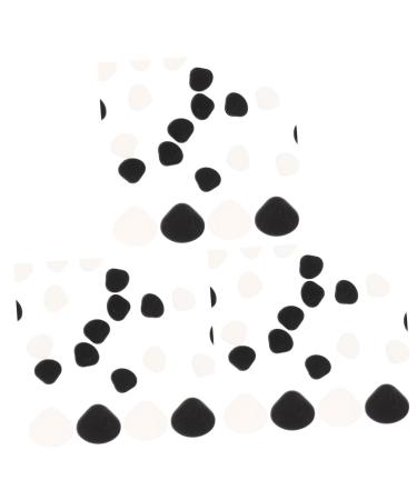 Doitool 42 pairs anti-slip cover for glasses The glasses keep slipping from the nose nerd wax glasses band holder anti-glasses handle small glasses ear child pebbles 1.5x1.2x0.3cmx3pcs black whitex3st
