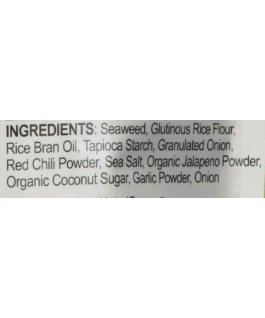 SeaSnax Chomperz Jalapeno Crunchy Seaweed Chips 1 oz - Healthy Snack - Buy Online on GoSupps.com