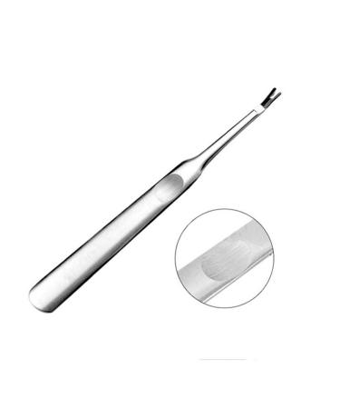 Stainless Steel Finger Cuticle Cleaner Fork Pusher - Professional Manicure Pedicure Tool for Dead Skin Removal and Callus Removal - Buy Online on GoSupps.com