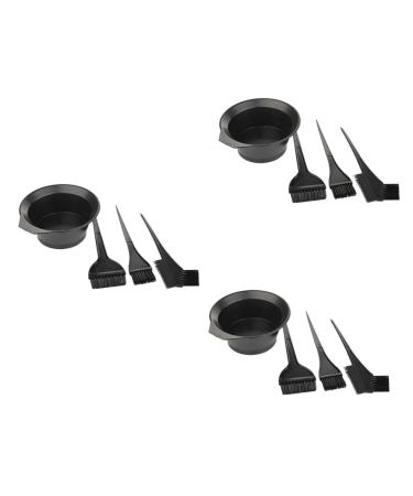 FOMIYES 12 Sets Hair Coloring Comb Hair Dye Tool Hair Dye Comb Phone Charm Holder Mini Christmas Hats Headband Pocket Folders Household Hair Dyeing Bowl Tools Baking Oil Hair Color Brush