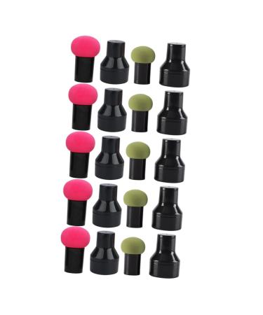 POPETPOP 10 Sets makeup pad powder puff girl Hydrophilic Polyurethane Dry puff non latex Wet and dry Makeup Tools cosmetic makeup powder mushroom Beauty egg Mushroom head make up