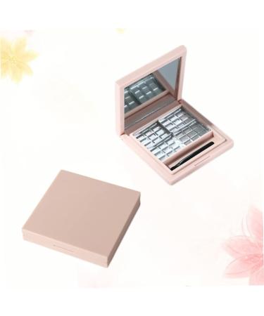 VINTORKY 2pcs Empty Eyeshadow Palette Makeup Pallette Empty Eyeshadow Dish Highlighters DIY Cosmetics Pink - Buy Online on GoSupps.com