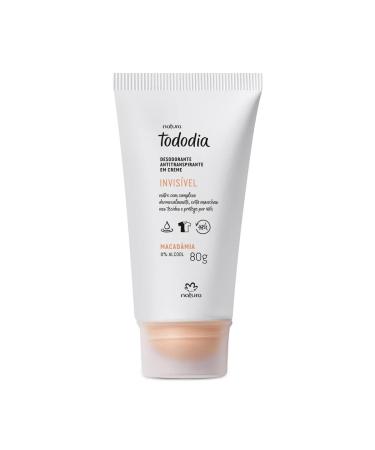 Natura - Linha Todo Dia (Macadamia) - Desodorante Antitranspirante em Creme Invisivel 80 Gr - (Every Day (Macadamia) Collection - Invisible Antiperspirant Cream Deodorant Net 2.82 Oz)