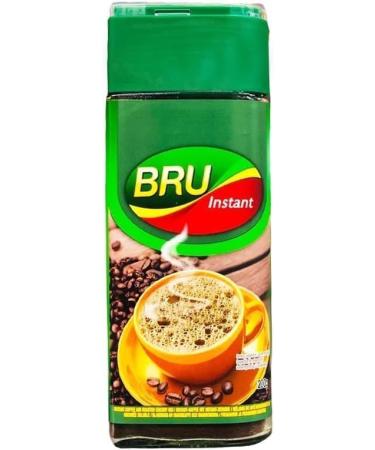 Bru Instant Coffee 200G Premium Blend Aromatic Jar Robusta And Arabic Beans Sounth Indian Plantations | Indian Origin Pack of 2 - Buy Online on GoSupps.com
