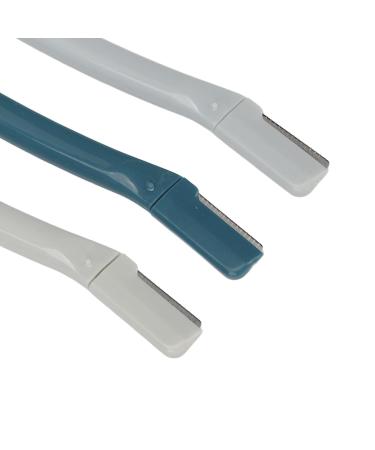 Premium Stainless Steel Eyebrow Trimmer for Men & Women | Safety Cover Sharp Blade Mustache & Sideburns Grooming Tool - Buy Online on GoSupps.com