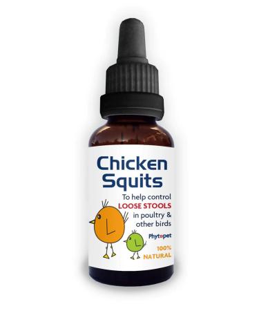 Phytopet Chicken Squits | 50ml | 100% Natural Herbal Remedy | Support For Diarrhoea Loose Stools And Irritable Bowel Syndrome | Chickens & Birds |