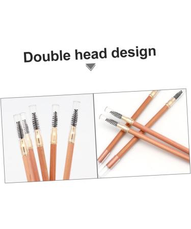 Ipetboom 2pcs Assorted -in- Brow Dual Brush Pencil Makeup Eyebrow with Tool Double-end Multifunctional Color - Buy Online on GoSupps.com