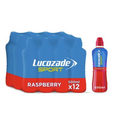 Lucozade Sport Isotonic Drink Raspberry 500ml (24) - Buy Online on GoSupps.com